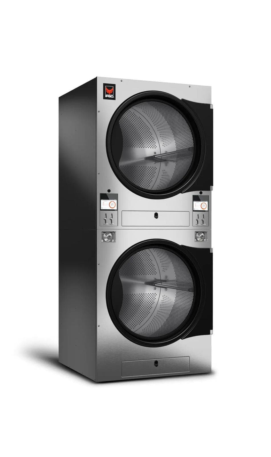 Commercial washing machines inside Crystal Wave